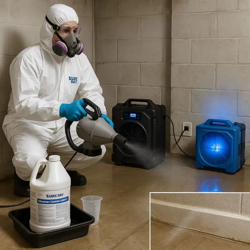 Sanitization and Odor Removal process in Sequim, WA